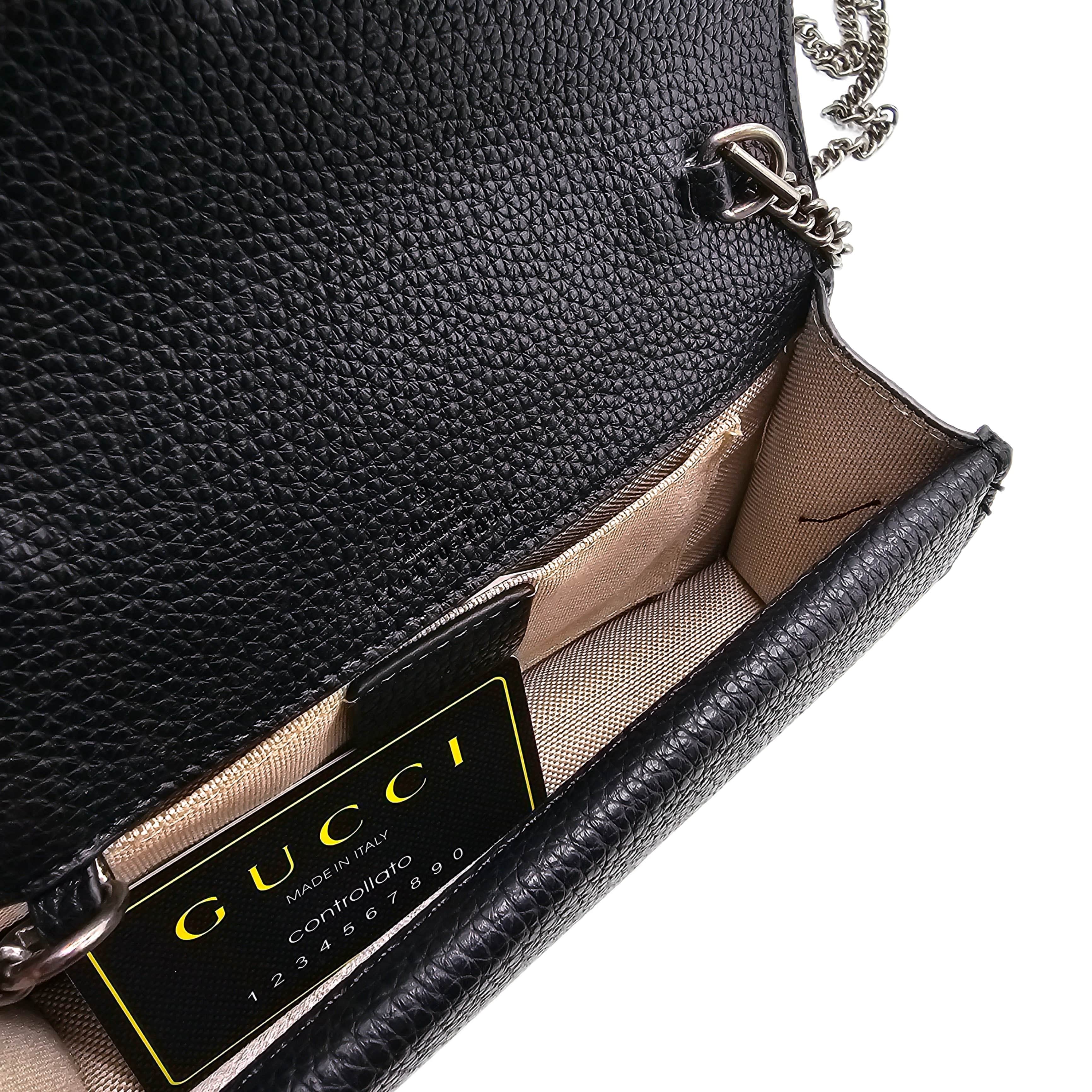 Gucci Dionysus Mini Crossbody Bag Black