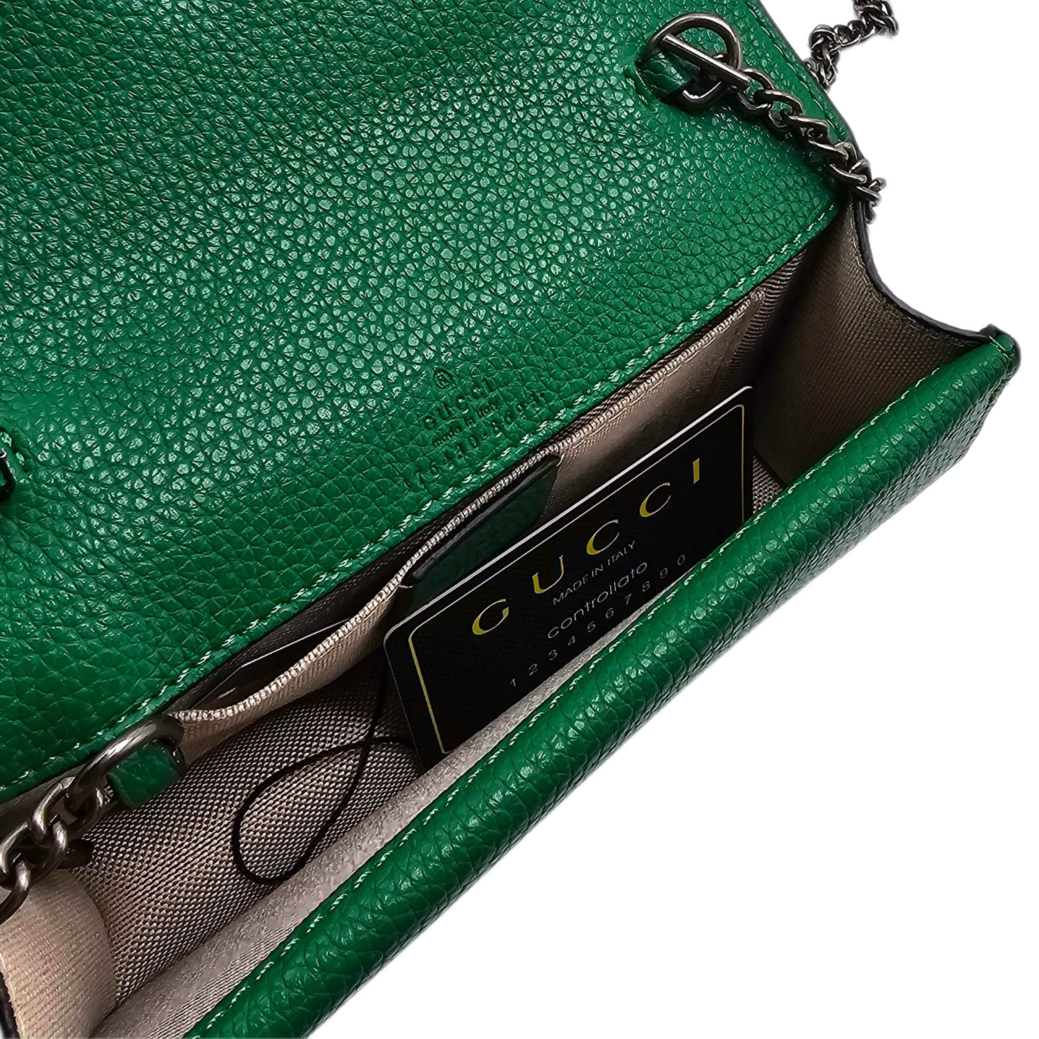 Gucci Dionysus Mini Crossbody Bag Green