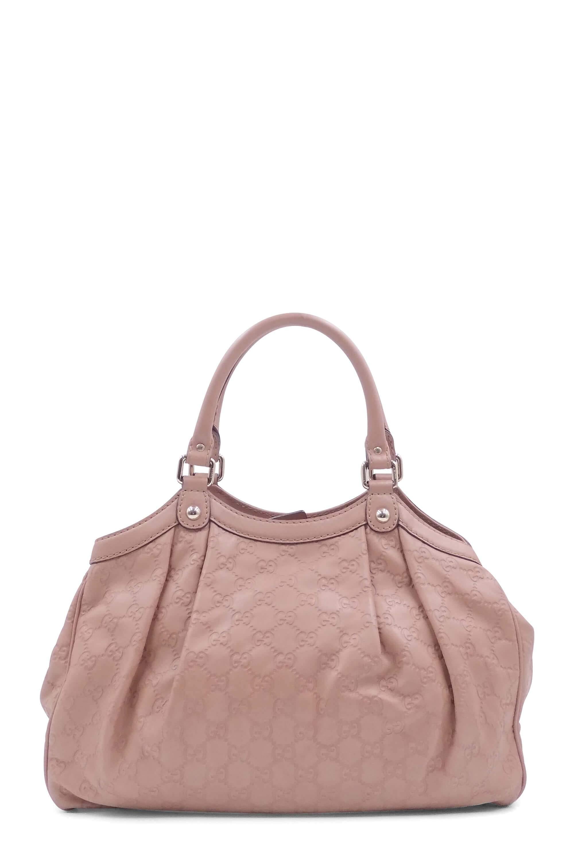 Guccissima Medium Sukey Tote Dusty Pink
