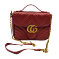 Gucci Marmont Crossbody Bag Maroon