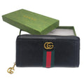 Gucci Zip Wallet Black Classic Black