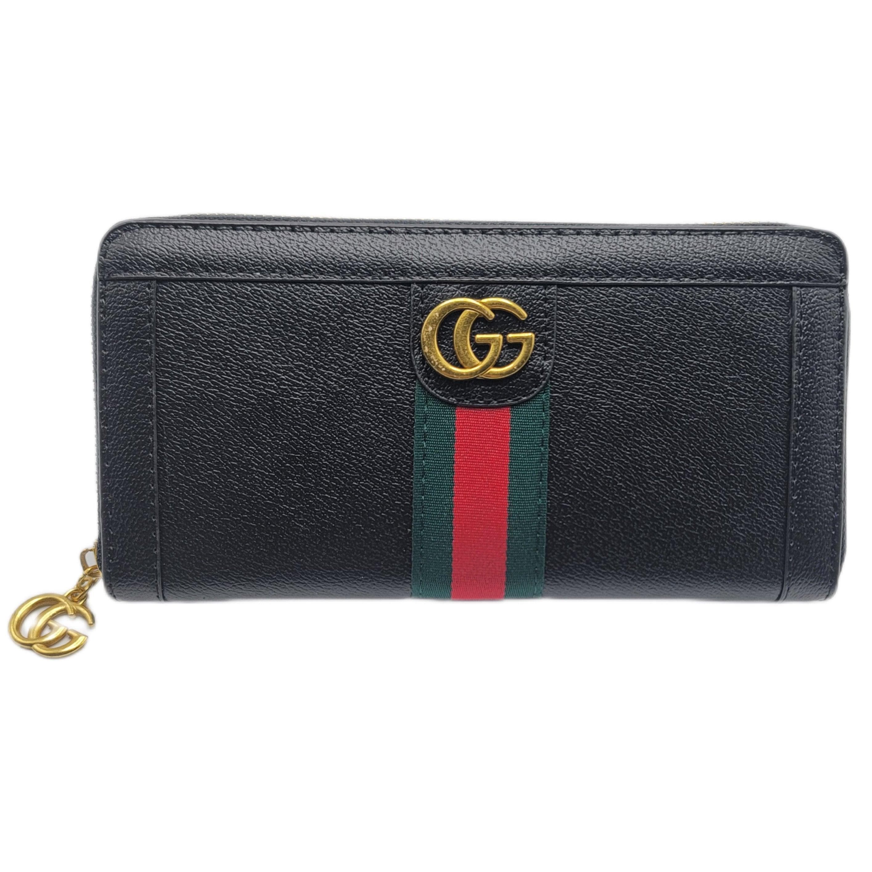 Gucci Zip Wallet Black Classic Black