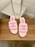 chanel Women's Mules Pink For Women 1.5in/4cm