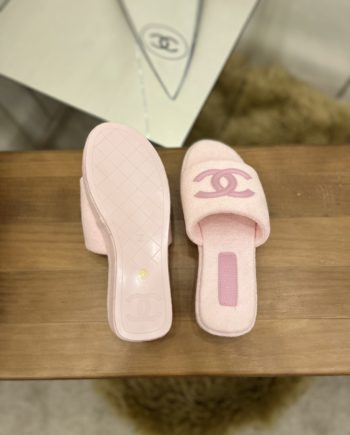 chanel Women's Mules Pink For Women 1.5in/4cm