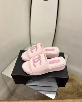 chanel Women's Mules Pink For Women 1.5in/4cm