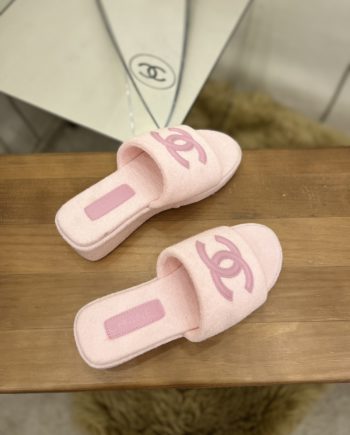 chanel Women's Mules Pink For Women 1.5in/4cm