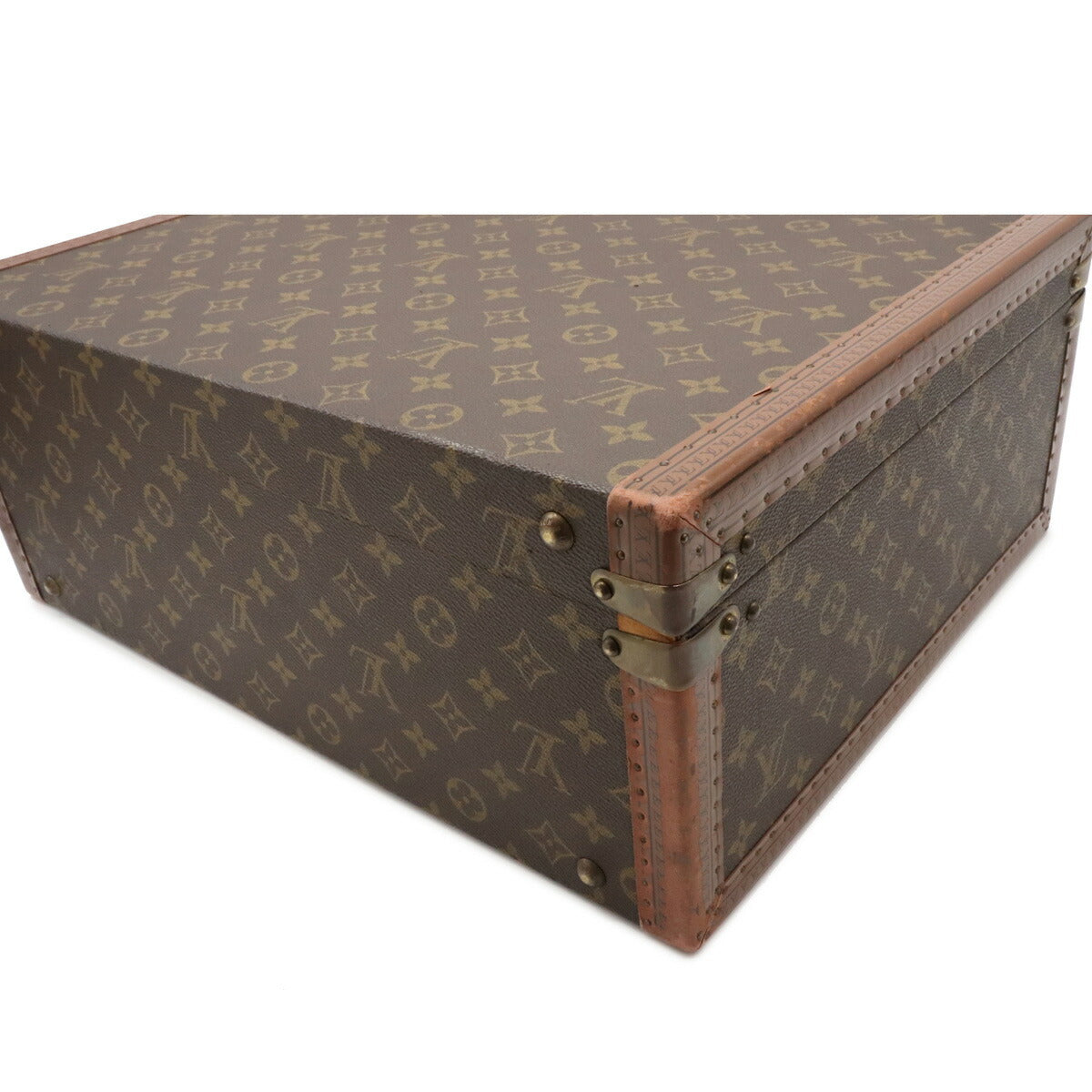 Louis Vuitton Monogram Super President Suitcase Business Bag Trunk Vintage