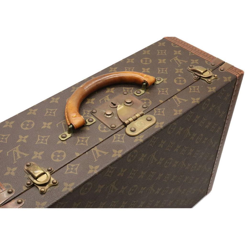 Louis Vuitton Monogram Super President Suitcase Business Bag Trunk Vintage