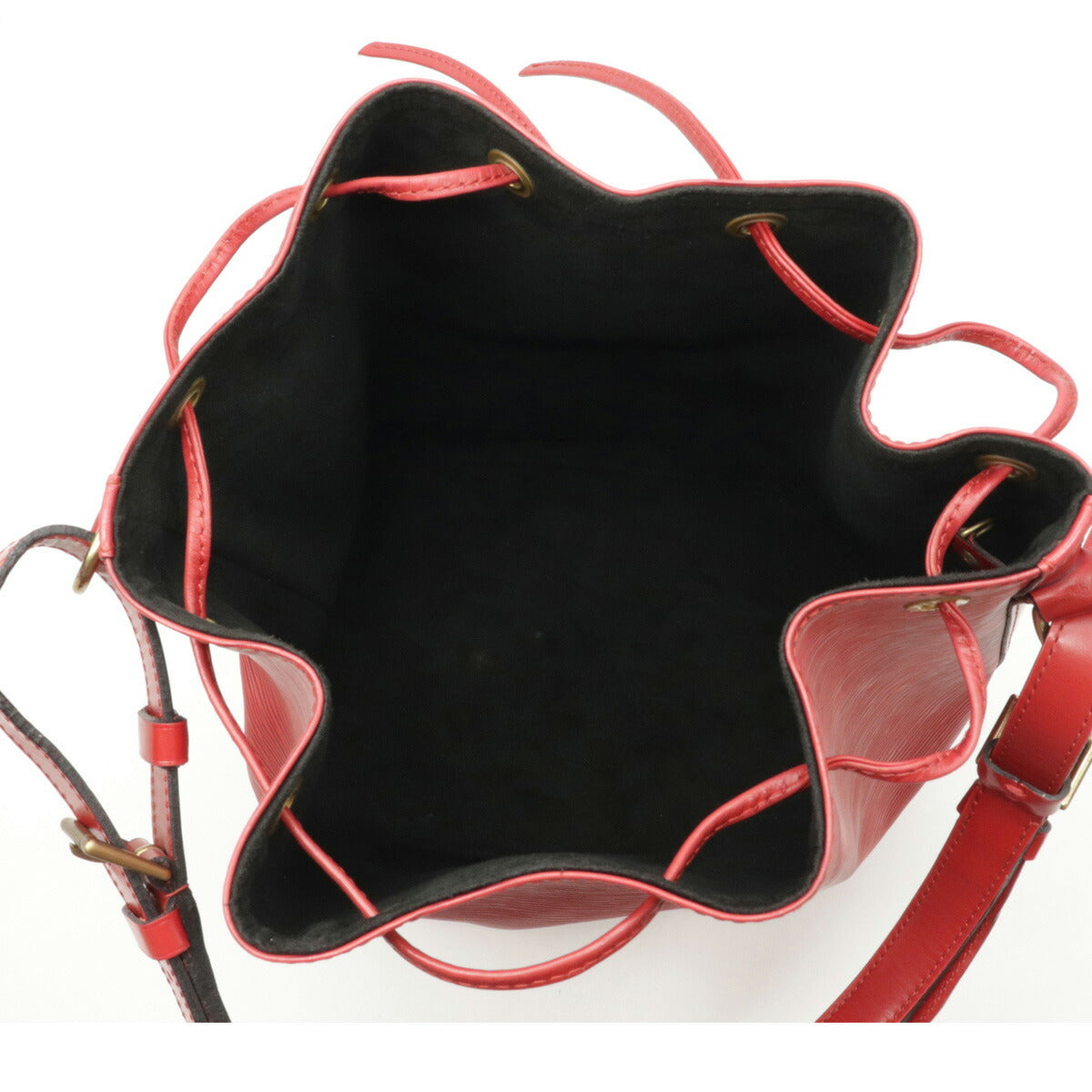 Louis Vuitton Epi Noe Shoulder Bag Bucket Bag Castilian Red