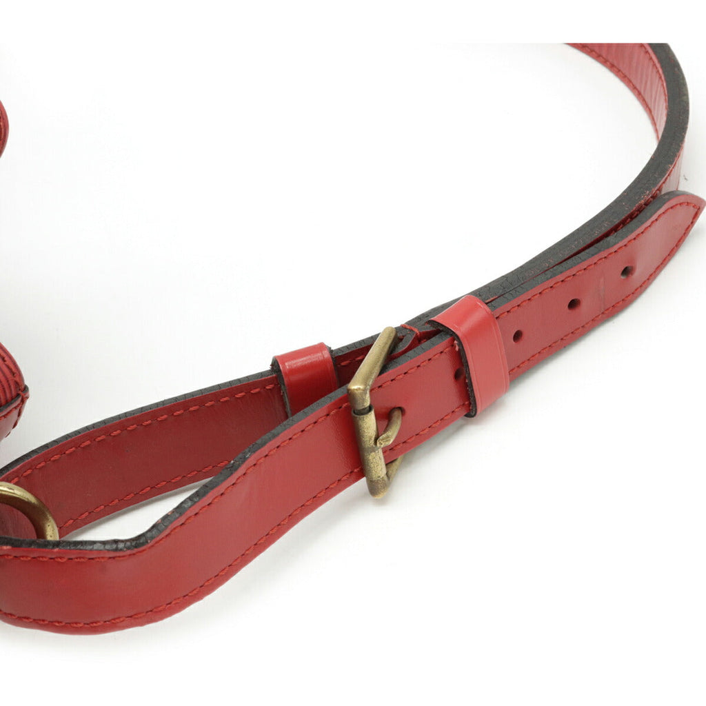 Louis Vuitton Epi Noe Shoulder Bag Bucket Bag Castilian Red