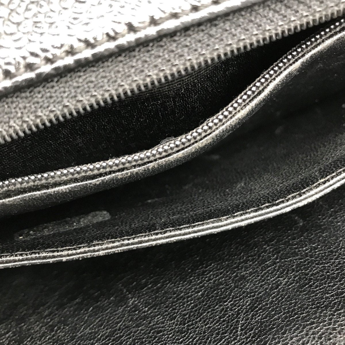 Chanel CC Caviar Leather Kelly Handbag Black