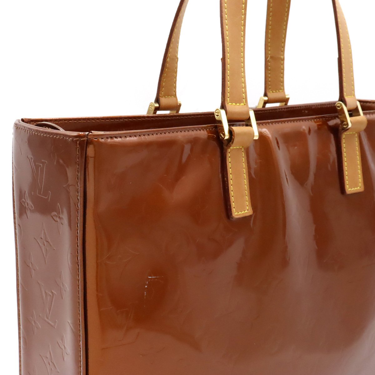 Louis Vuitton Vernis Columbus Tote Bag Shoulder Bag M91134