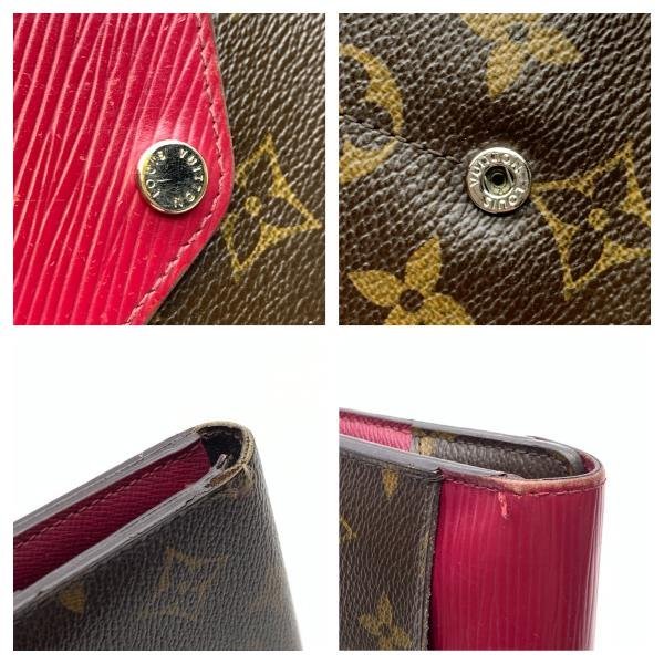 Louis Vuitton Portefeuille Marie Louron Fuchsia Long Wallet M60498
