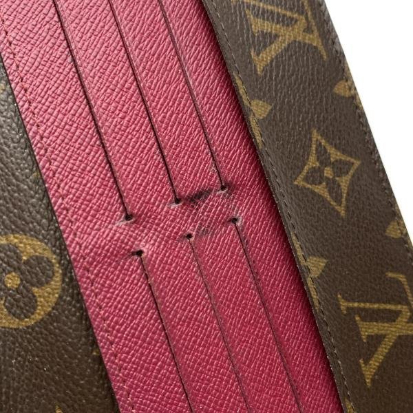 Louis Vuitton Portefeuille Marie Louron Fuchsia Long Wallet M60498