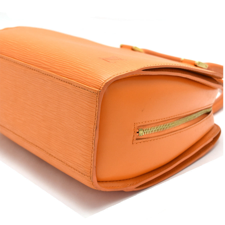 Louis Vuitton Orange Epi Pont Neuf Handbag M5205H