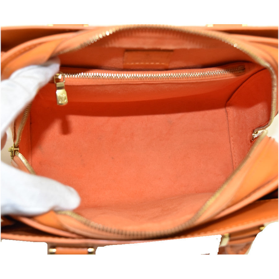 Louis Vuitton Orange Epi Pont Neuf Handbag M5205H
