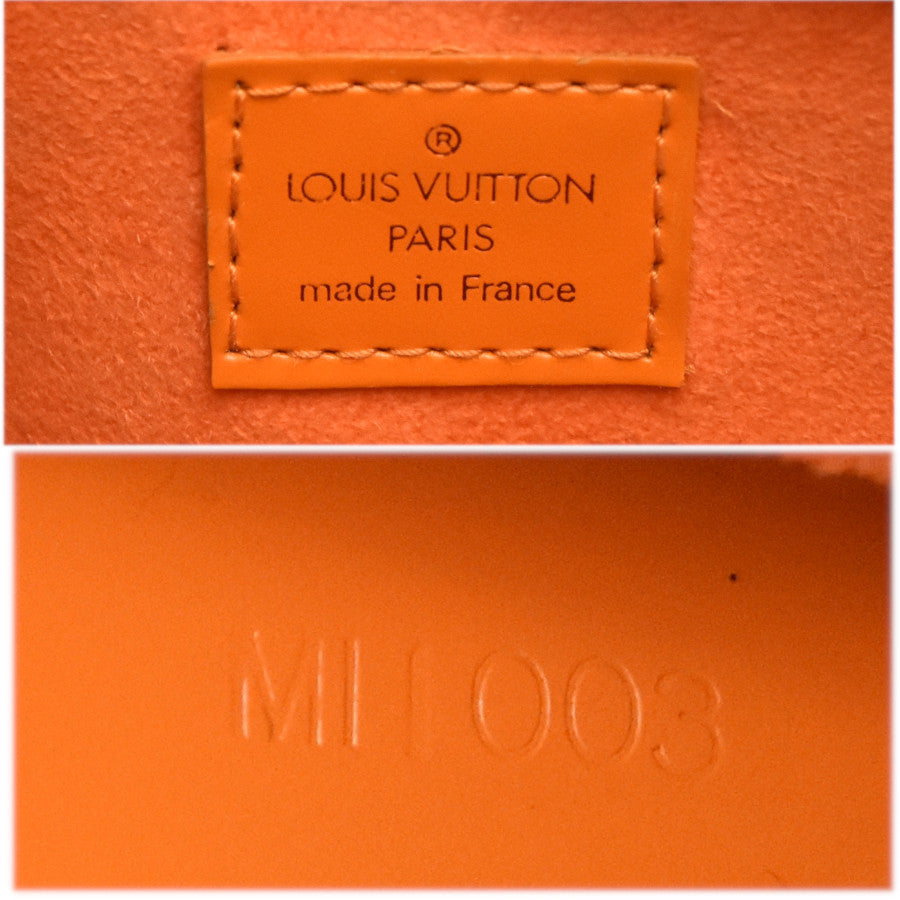 Louis Vuitton Orange Epi Pont Neuf Handbag M5205H
