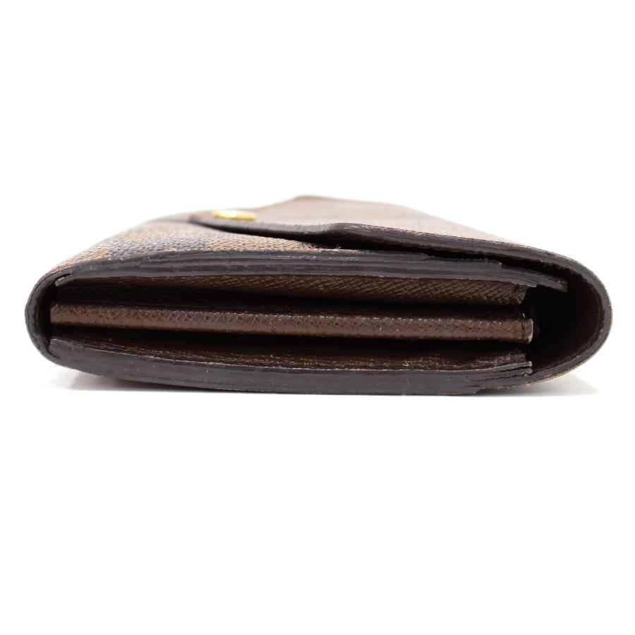 Louis Vuitton Portefeuille Sarah Long Wallet N63209 Damier Ebene Brown