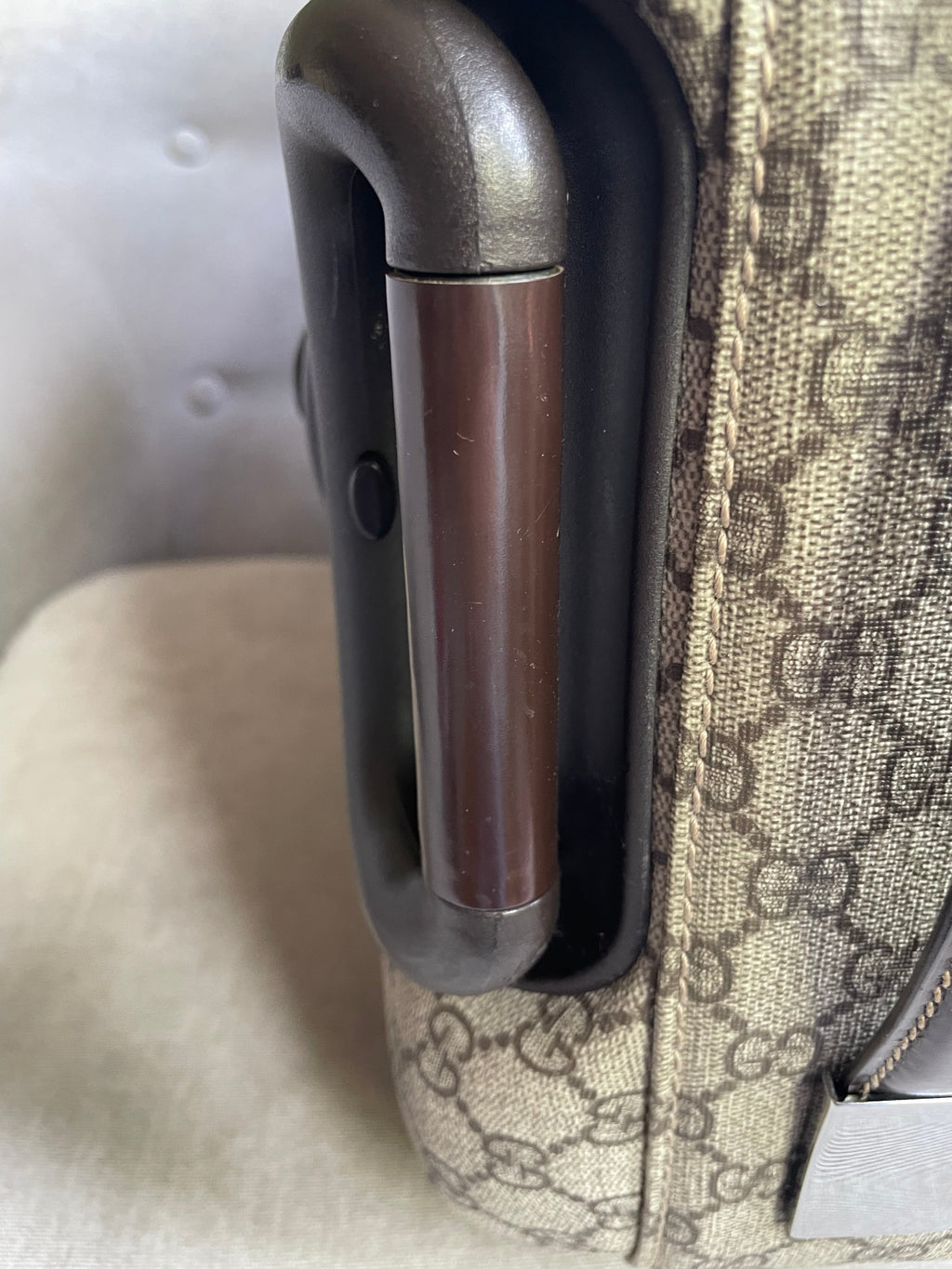 Gucci Supreme Canvas Monogram GG Cabin Suitcase