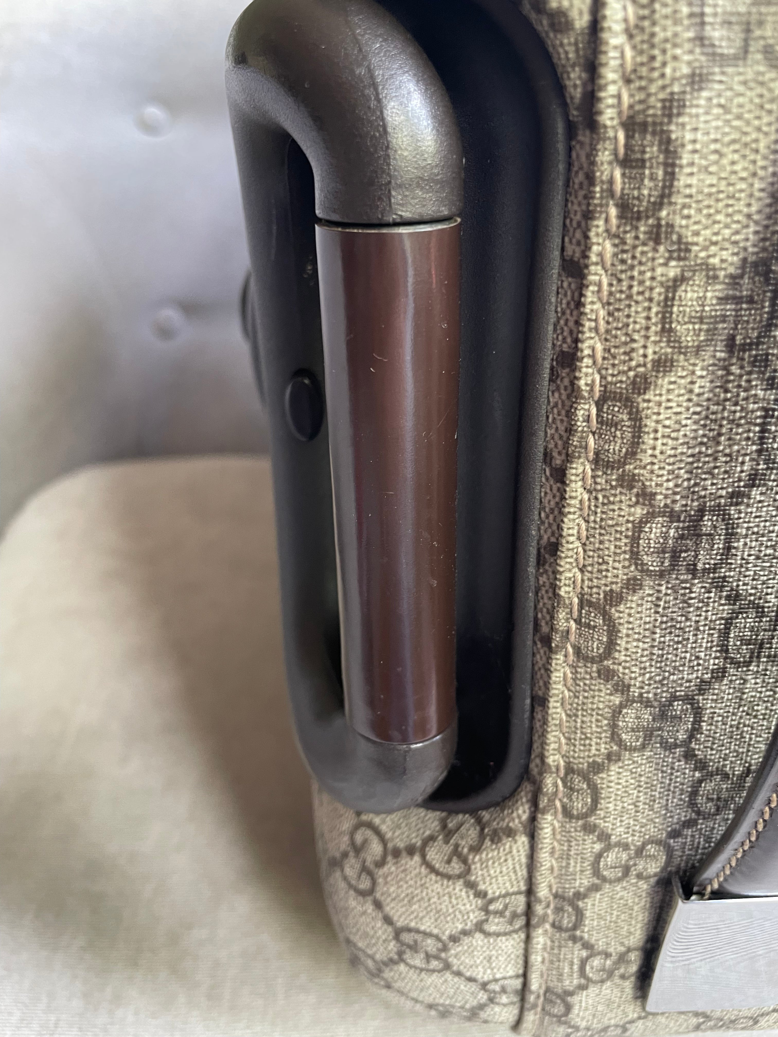 Gucci Supreme Canvas Monogram GG Cabin Suitcase