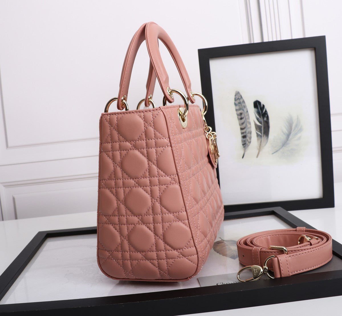 Christian Dior Medium Lady Dior  Bag