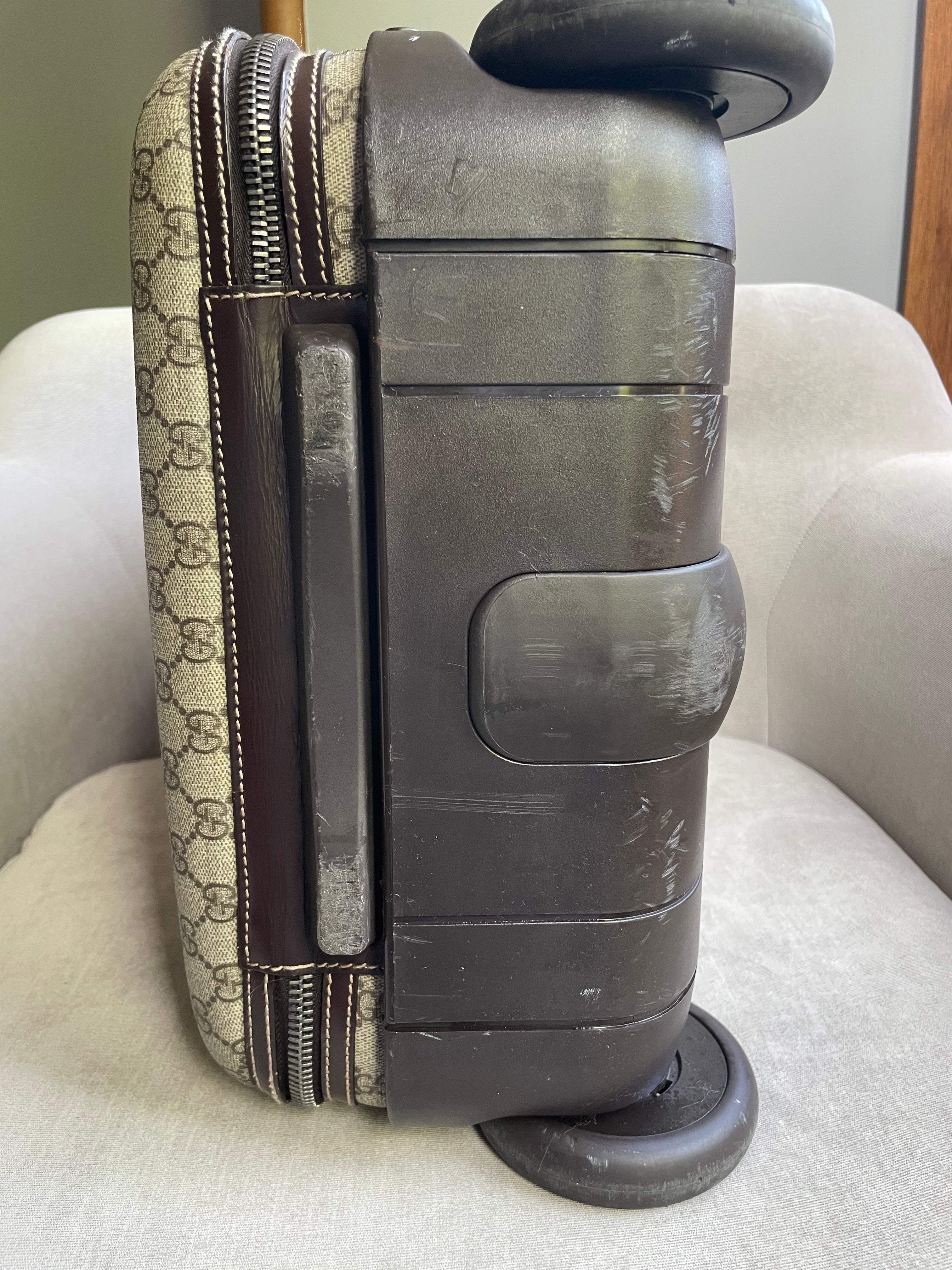 Gucci Supreme Canvas Monogram GG Cabin Suitcase