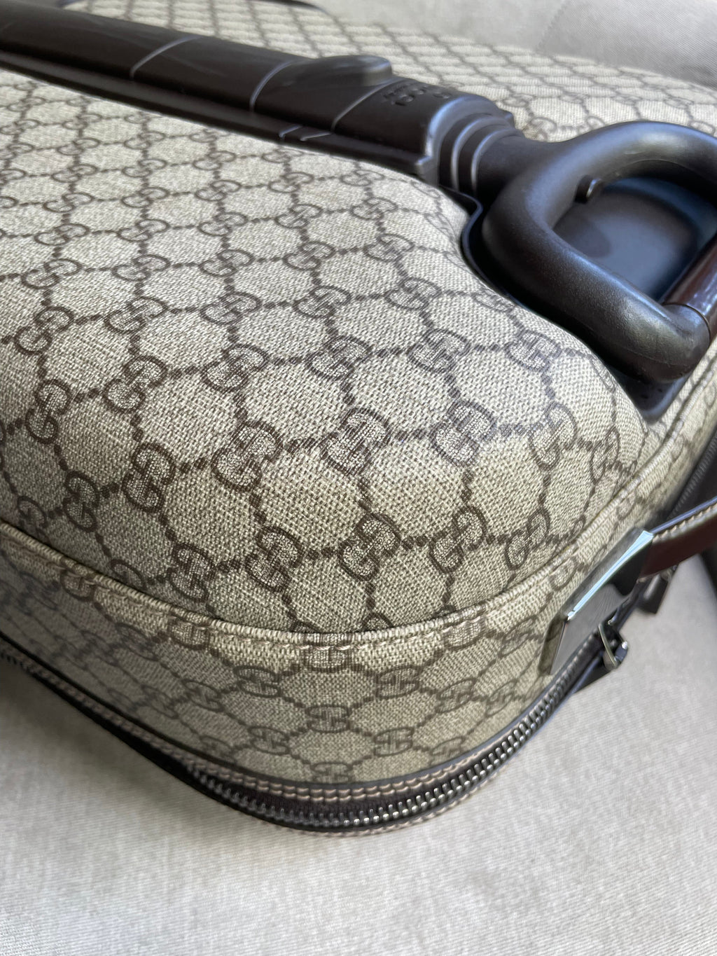 Gucci Supreme Canvas Monogram GG Cabin Suitcase