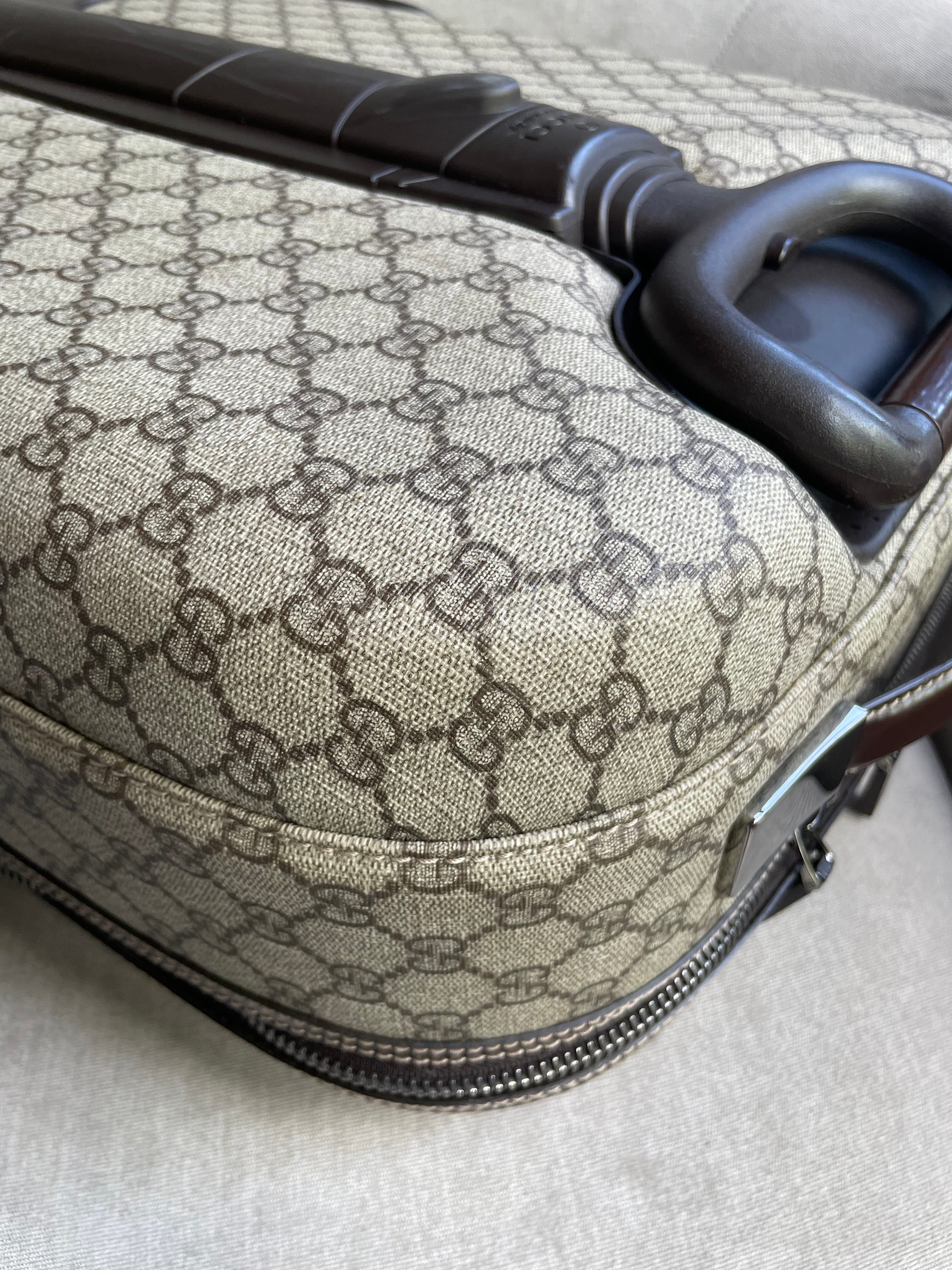 Gucci Supreme Canvas Monogram GG Cabin Suitcase