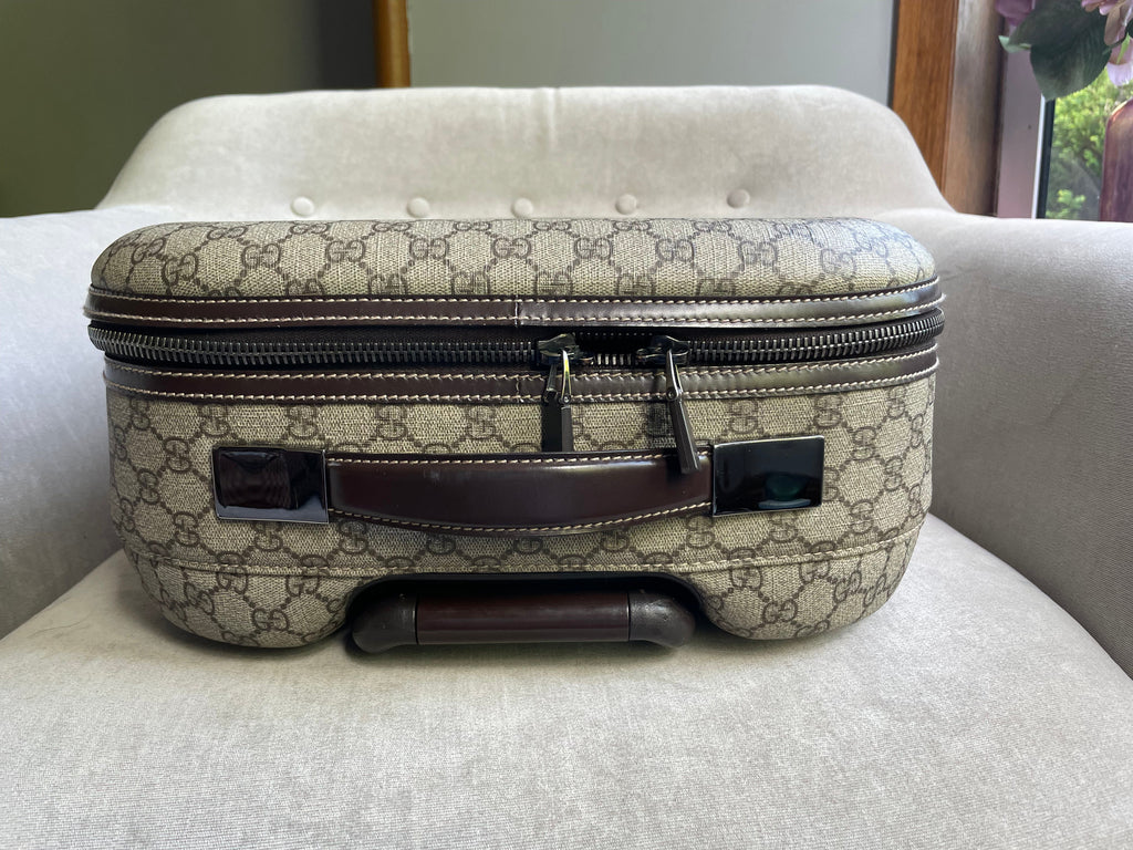 Gucci Supreme Canvas Monogram GG Cabin Suitcase