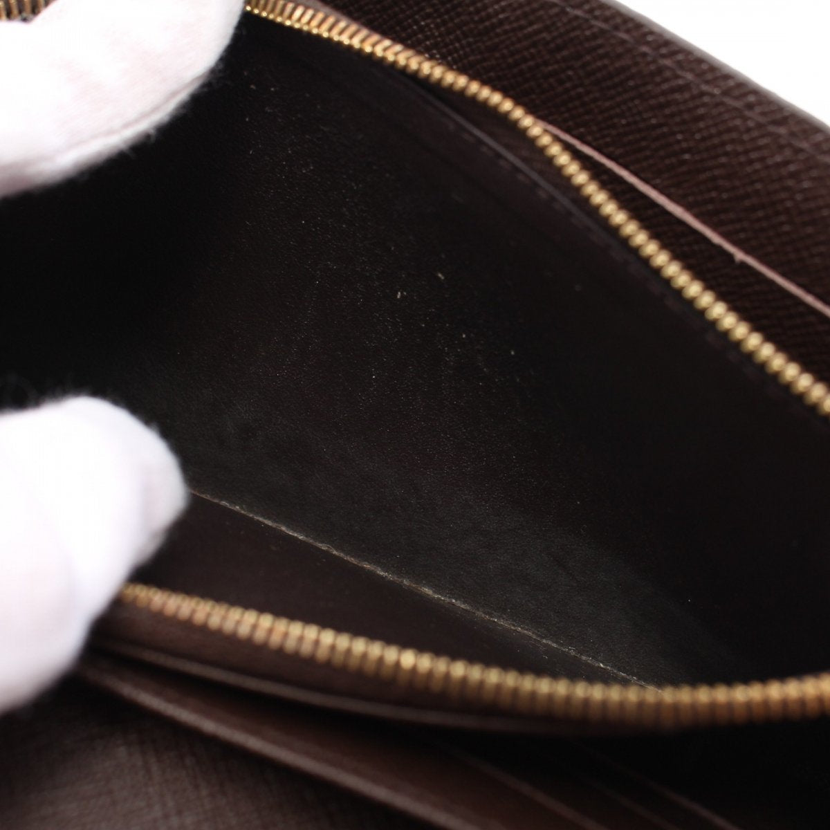 Louis Vuitton Portefeuille Sarah Damier Ebene Bifold Long Wallet