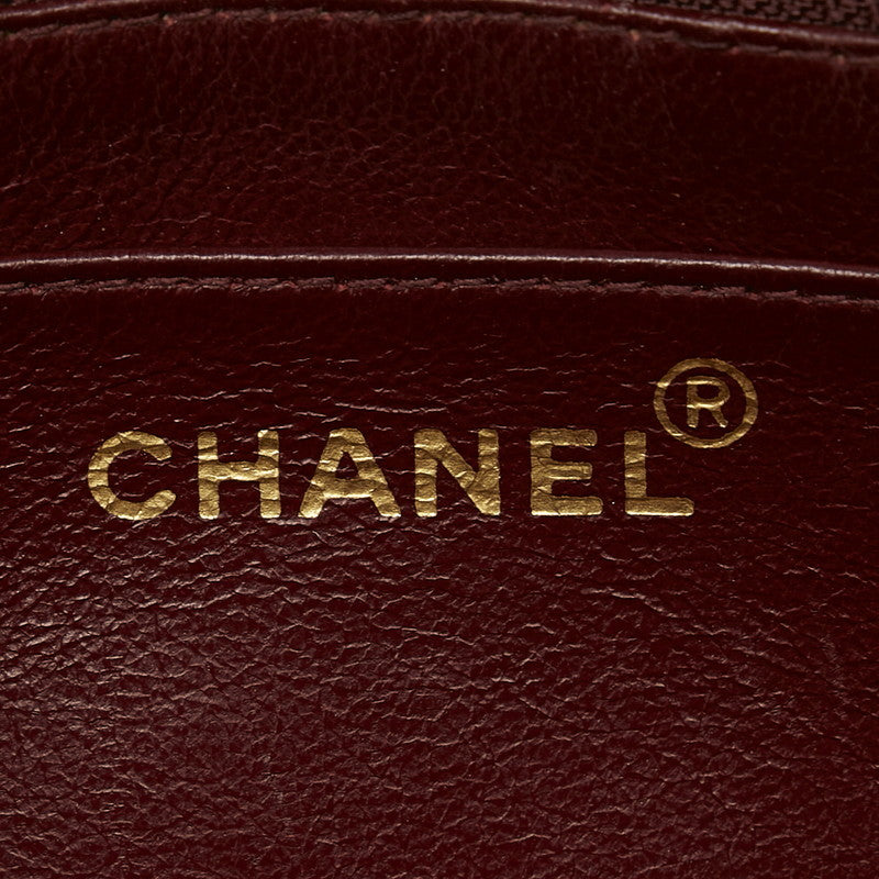 Chanel Diana Bag Classic Single Flap Bag Lambskin Leather Black Vintage Medium