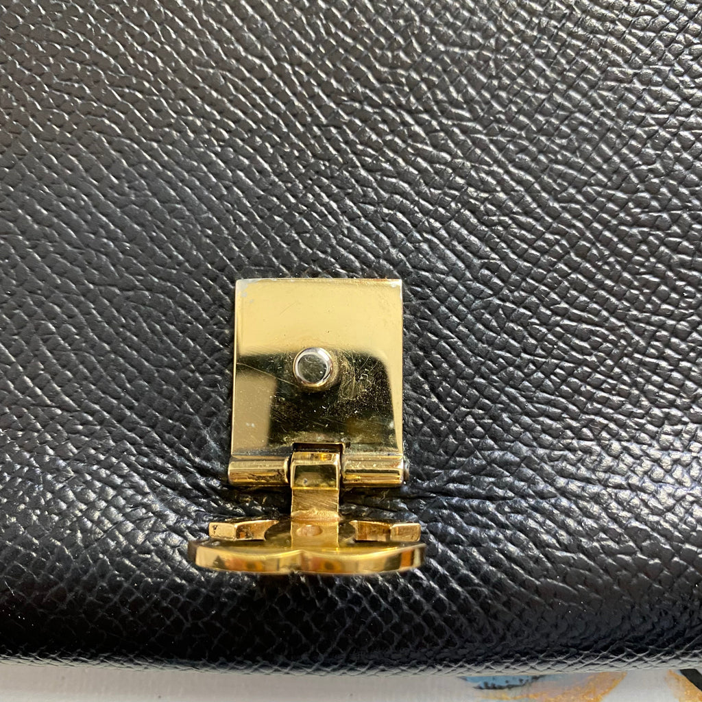 The Junco Bifold Wallet - Vintage Chanel Caviar Skin in Black