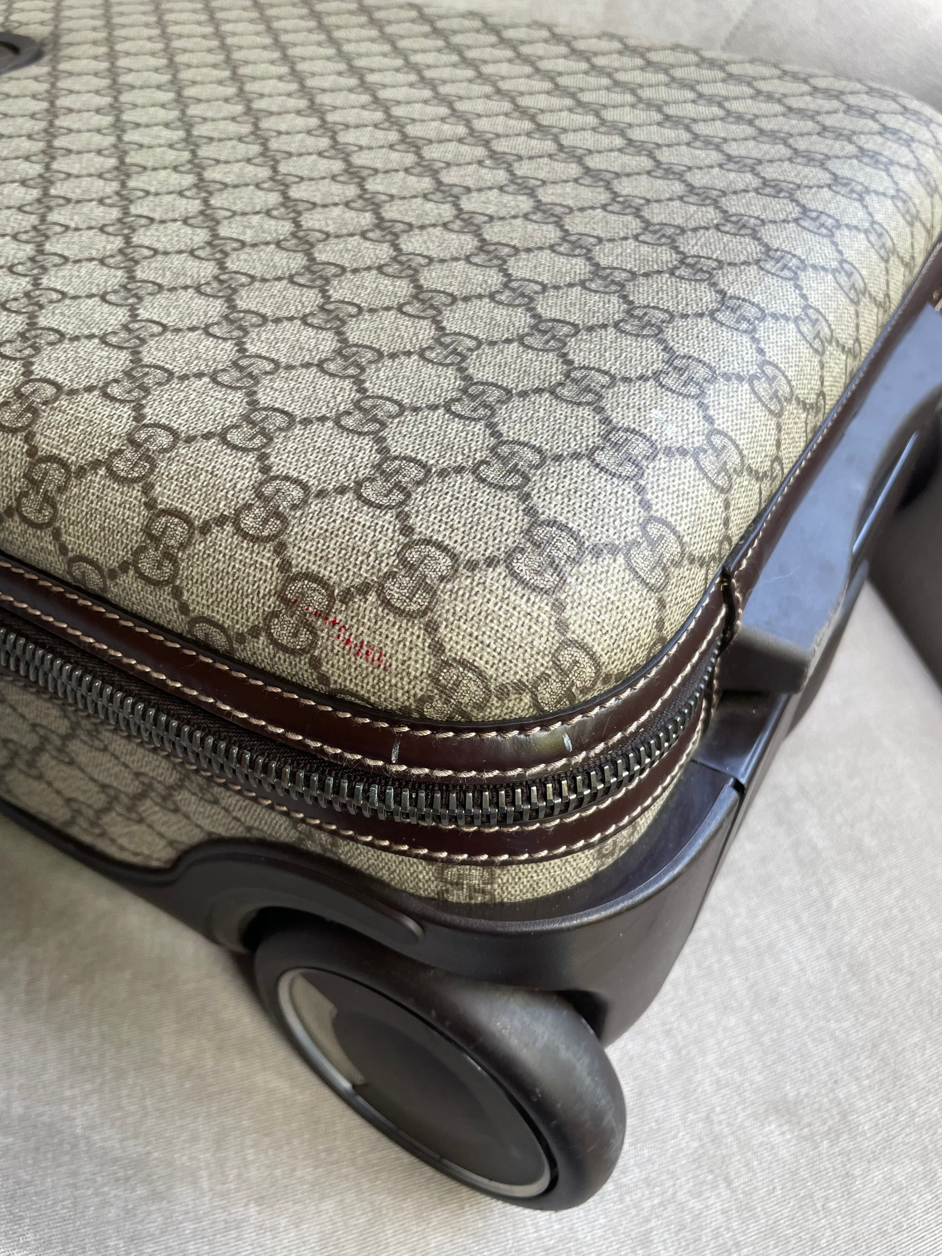 Gucci Supreme Canvas Monogram GG Cabin Suitcase