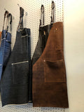 Apron chap suede/leather