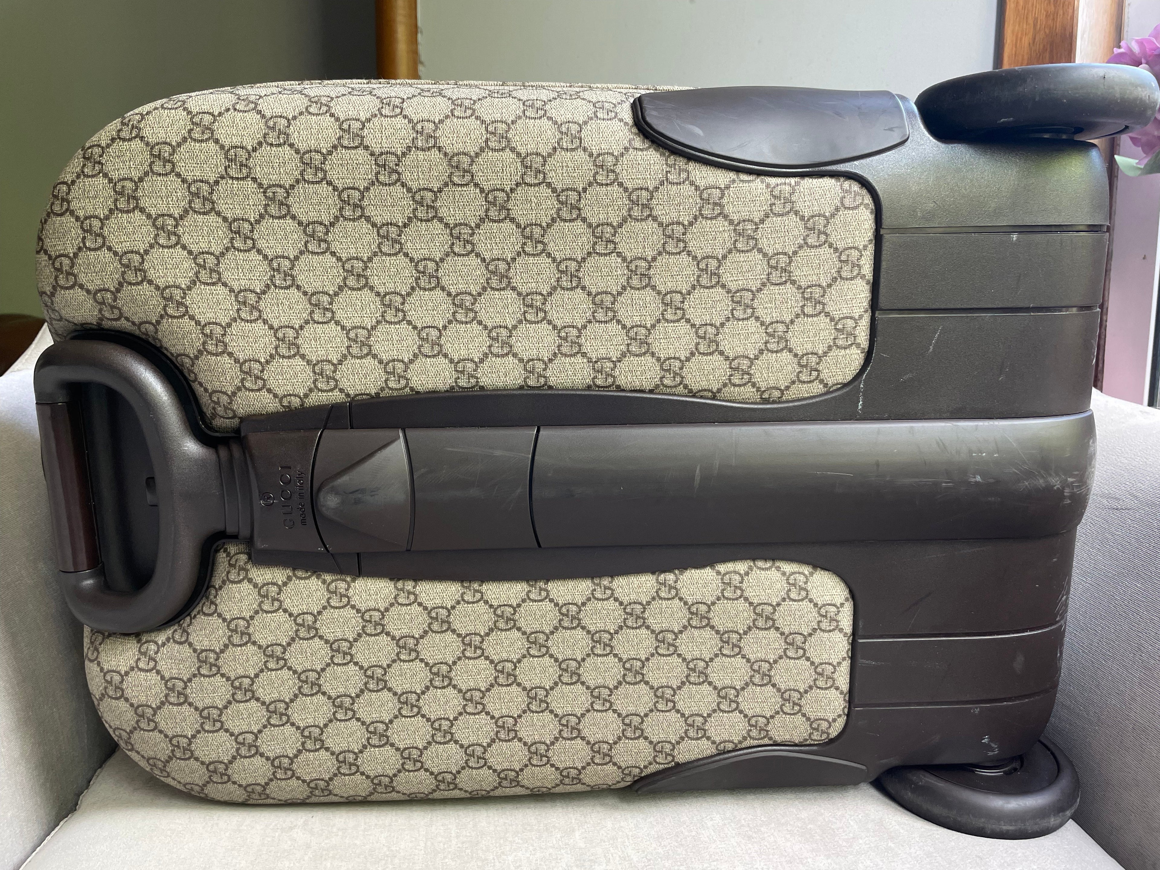 Gucci Supreme Canvas Monogram GG Cabin Suitcase