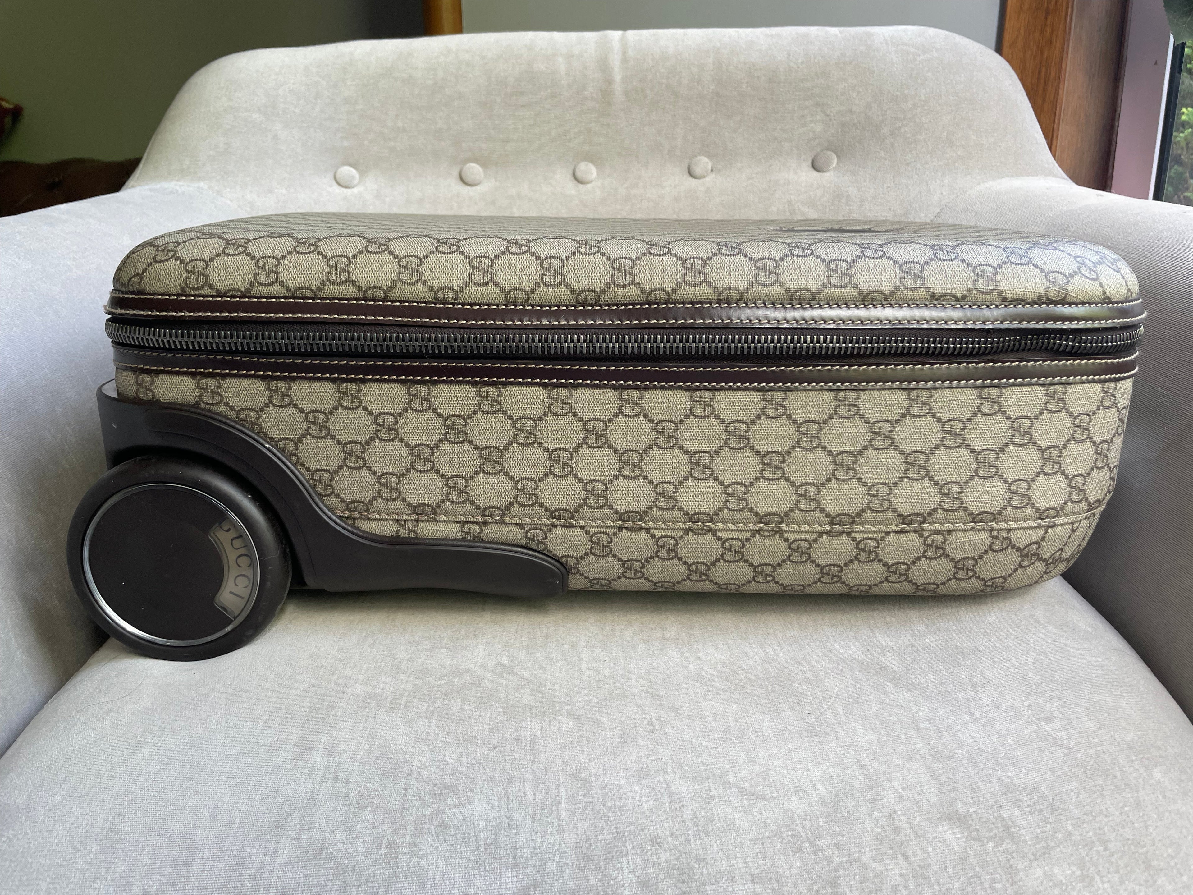 Gucci Supreme Canvas Monogram GG Cabin Suitcase