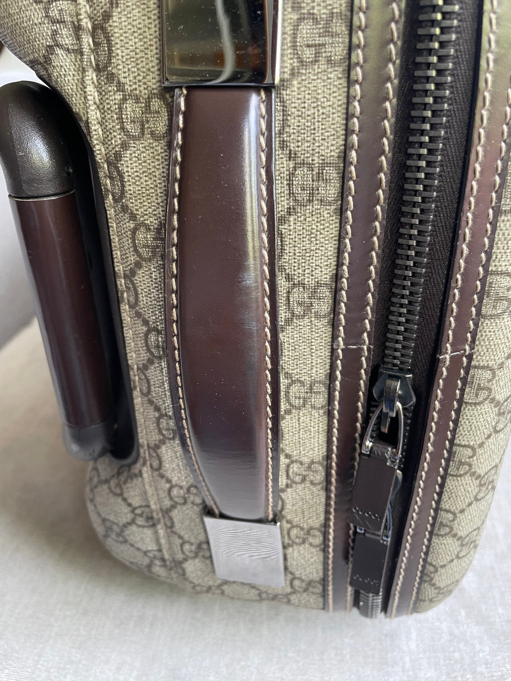Gucci Supreme Canvas Monogram GG Cabin Suitcase