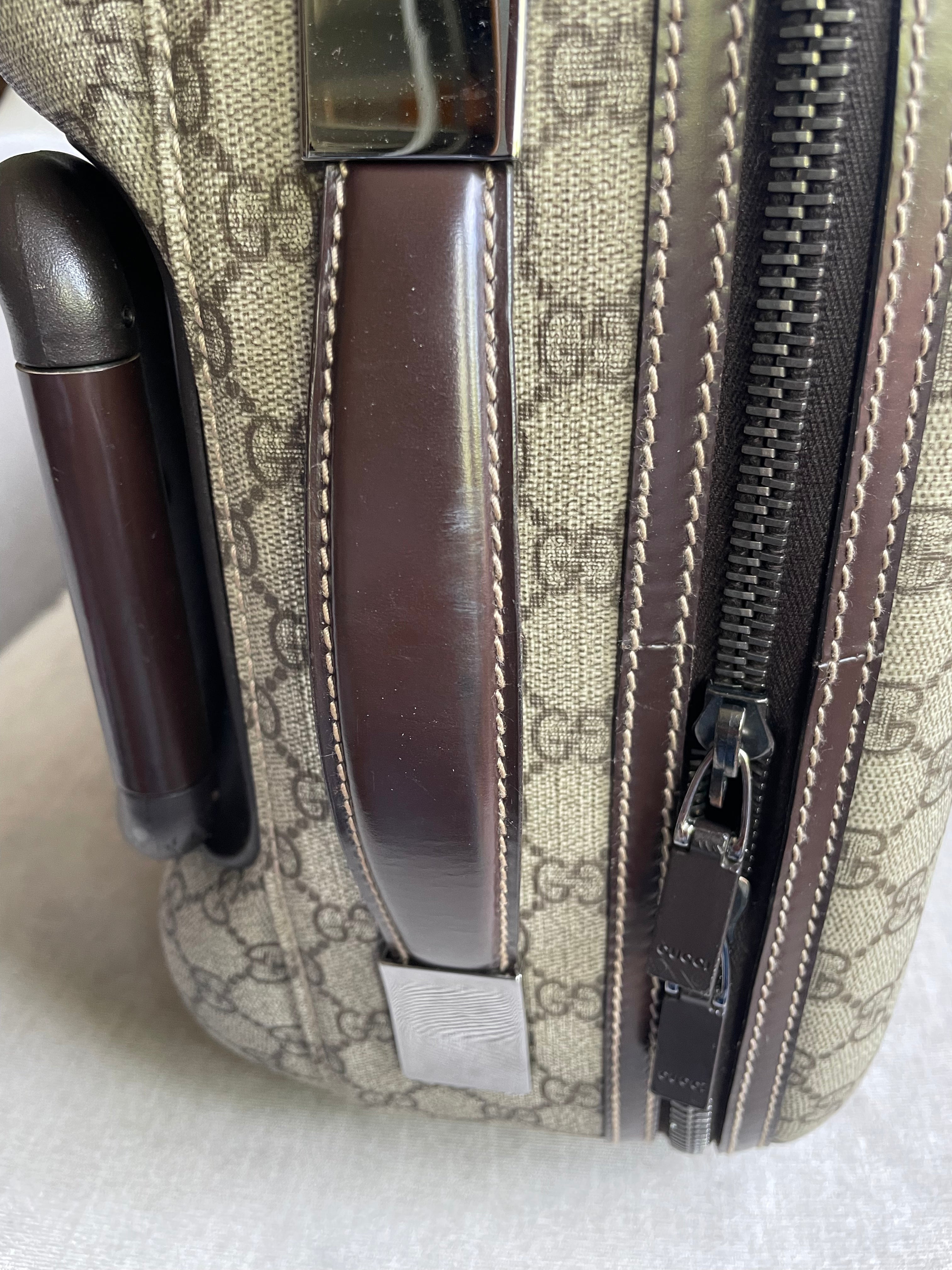 Gucci Supreme Canvas Monogram GG Cabin Suitcase