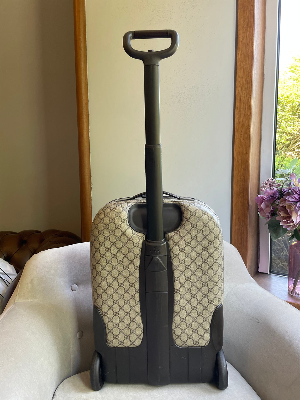 Gucci Supreme Canvas Monogram GG Cabin Suitcase