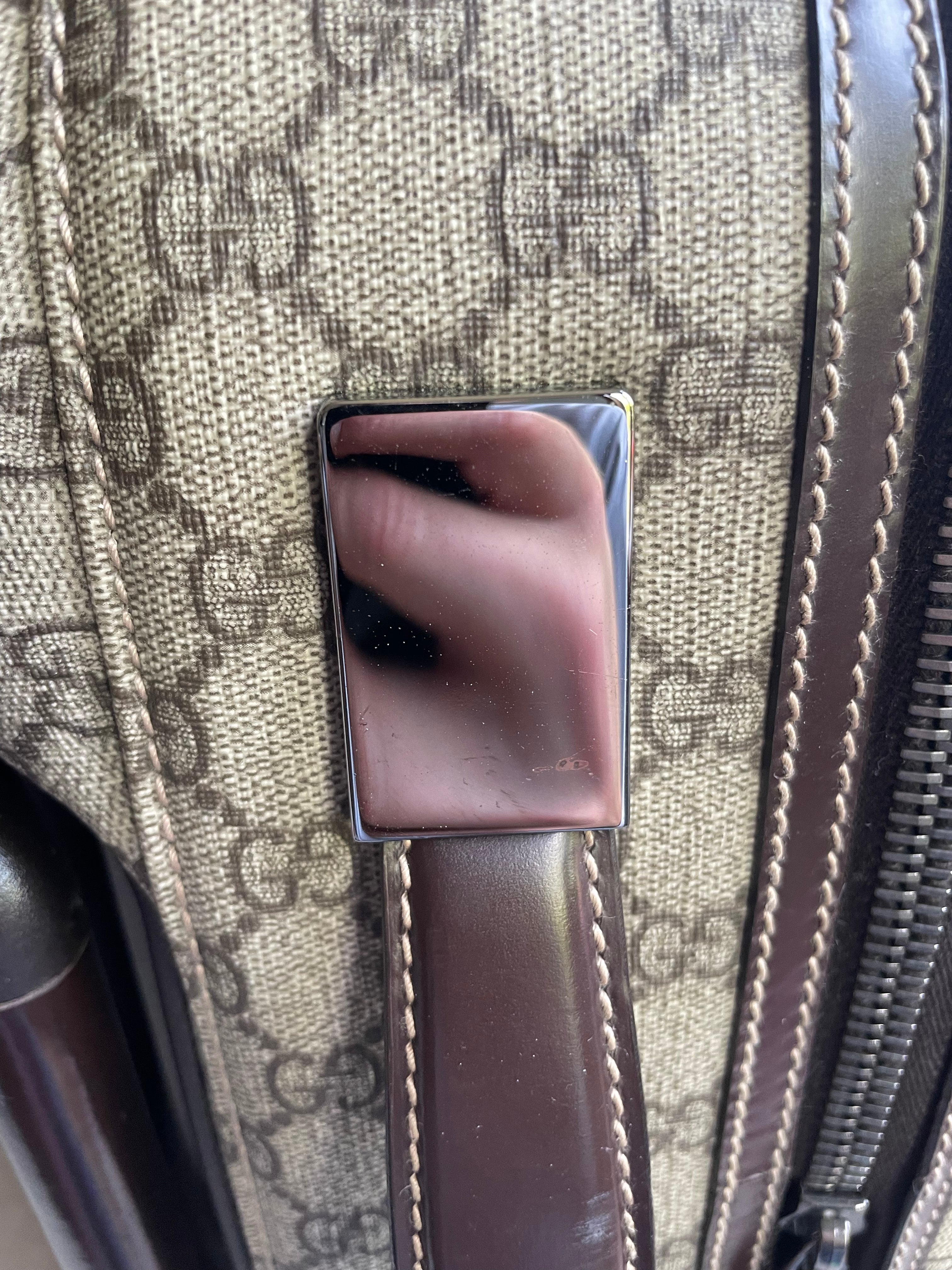 Gucci Supreme Canvas Monogram GG Cabin Suitcase