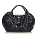 Pre-Loved Fendi Black Nylon Fabric Moncler Spy Italy
