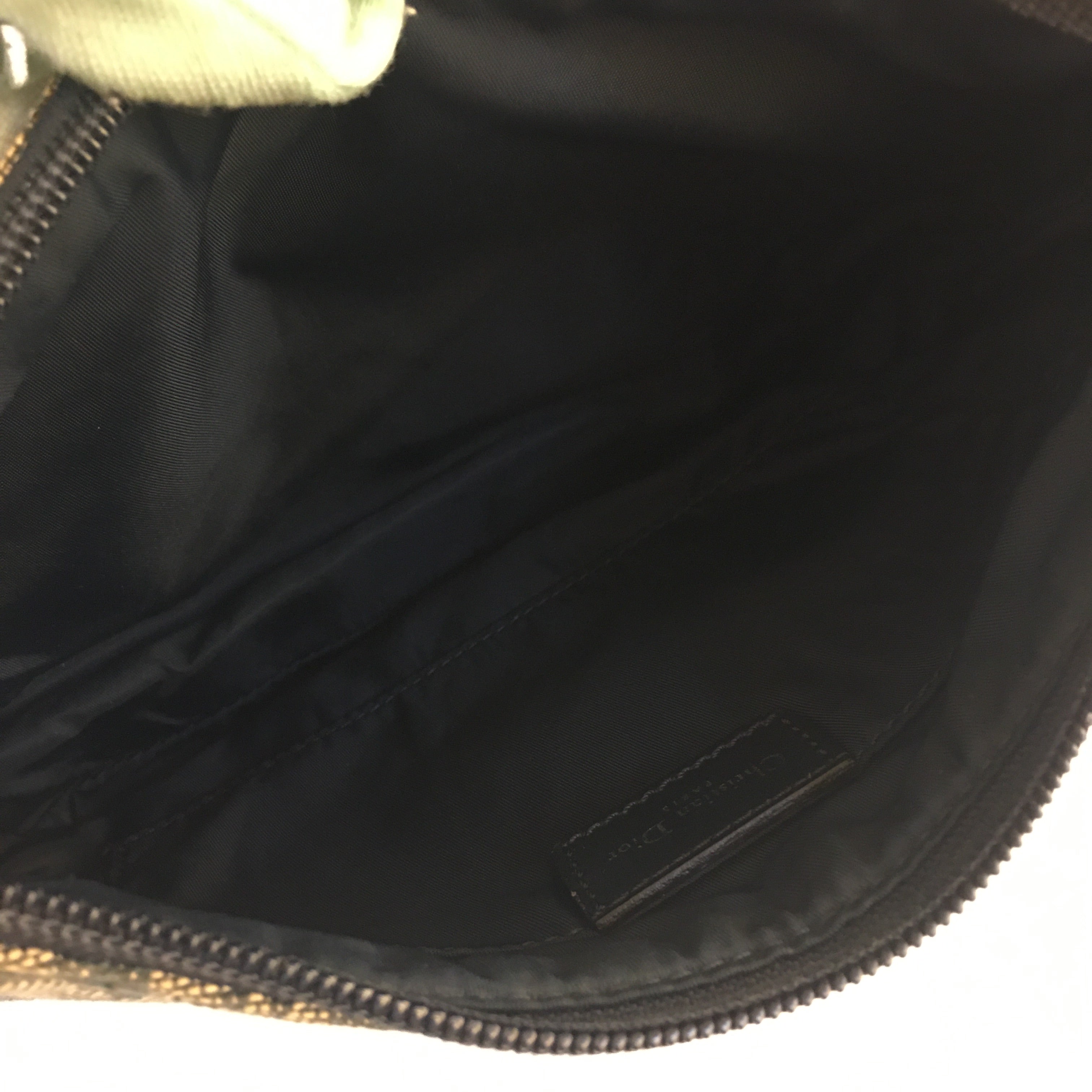 CHRISTIAN DIOR Shoulder Bag in Blue Fabric