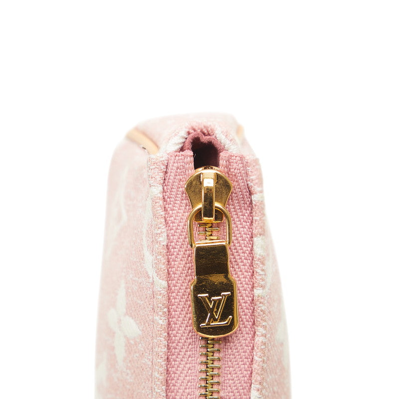 Louis Vuitton Jacquard Micro Pochette Accessoires M81176 Pink Denim