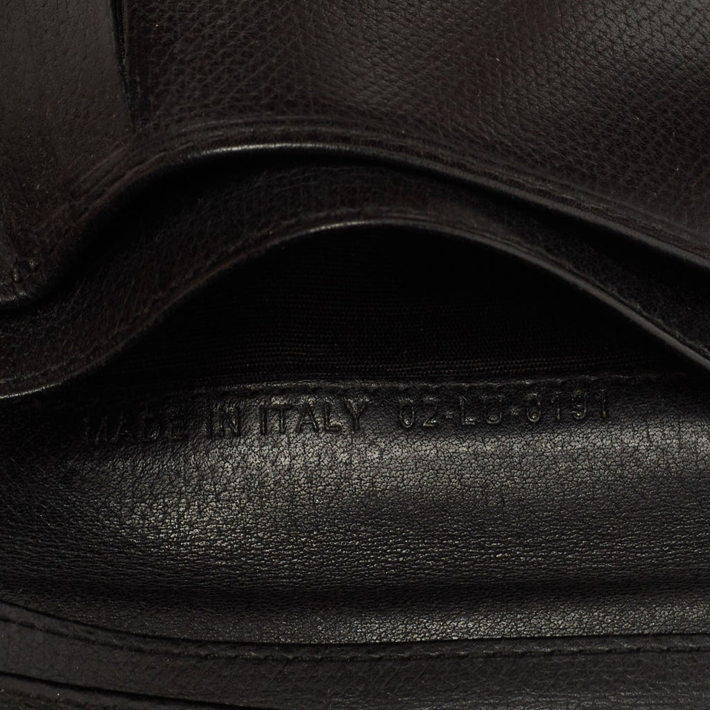 DIOR HOMME Homme Black Leather Bifold Wallet