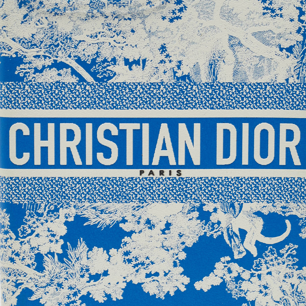 DIOR Blue/White Leather  Travel iPhone 13 Pro Case