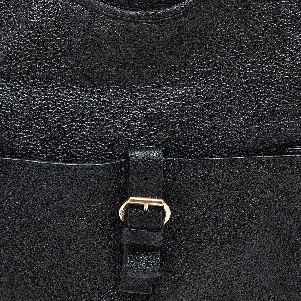 DIOR Black Cannage Leather Bee Hobo