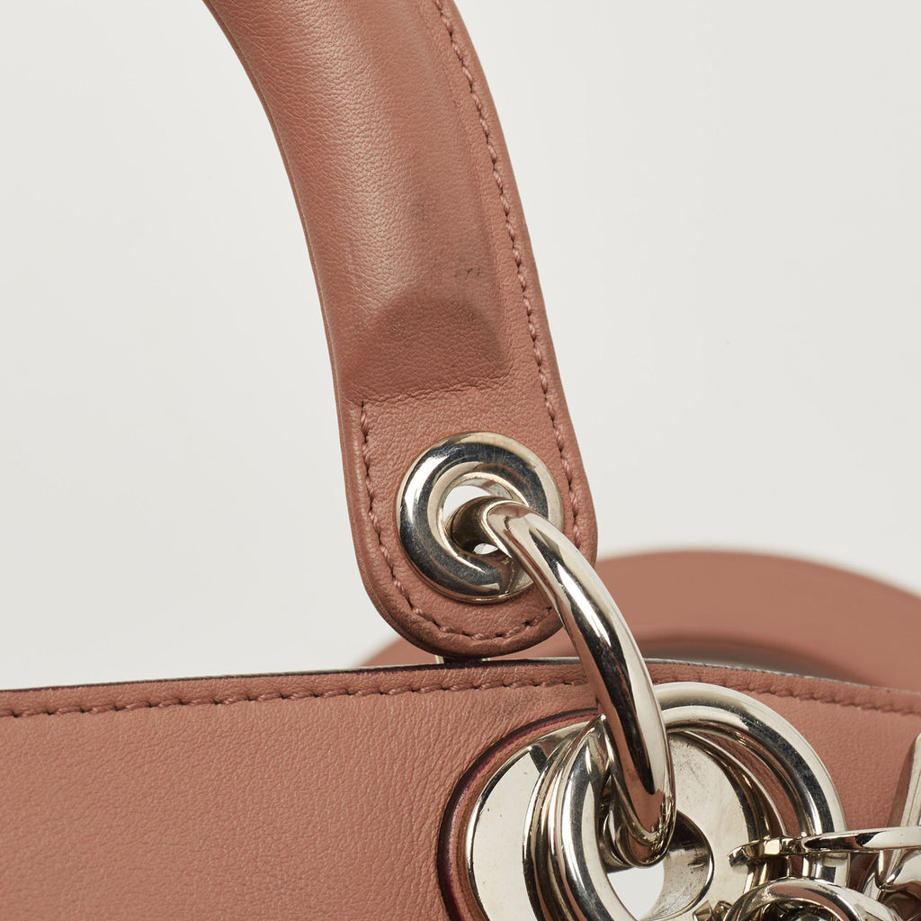 DIOR Old Rose Leather Large issimo Shopper Tote