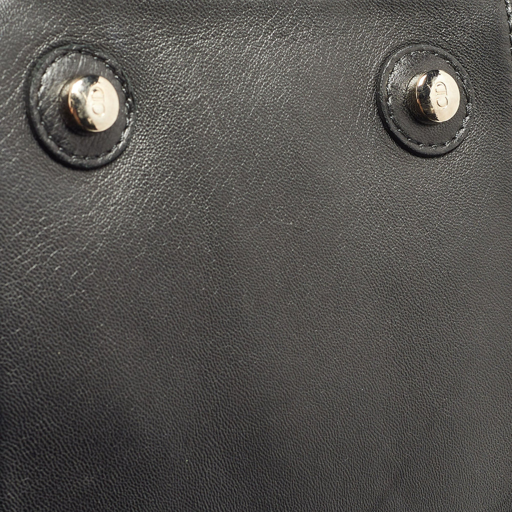 DIOR Black Cannage Leather Le Trente Shoulder Bag