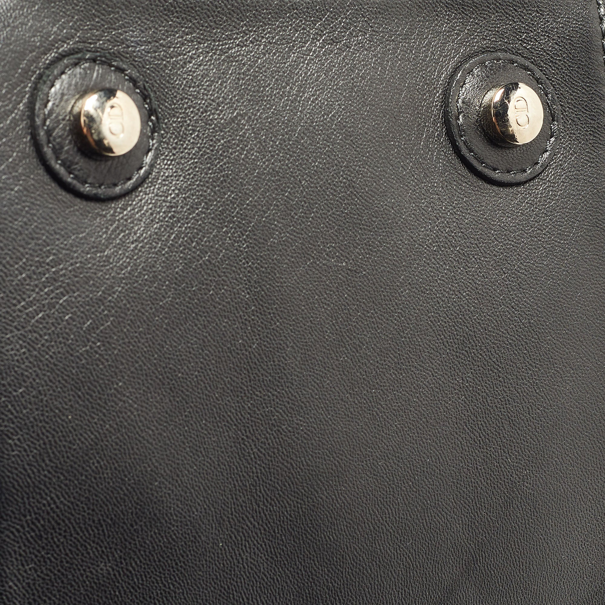 DIOR Black Cannage Leather Le Trente Shoulder Bag