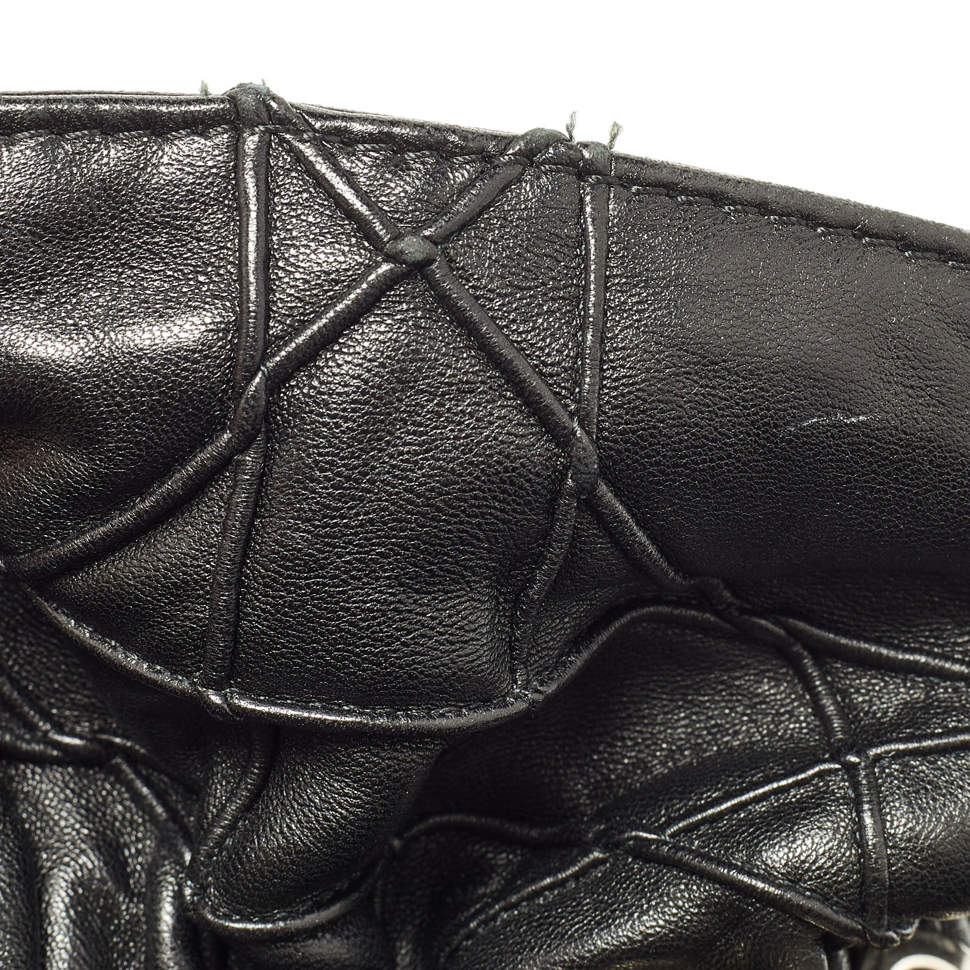 DIOR Black Cannage Leather Le Trente Shoulder Bag